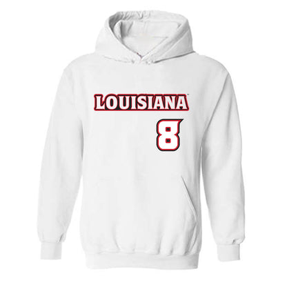 Louisiana - NCAA Baseball : Lee Amedee - Hooded Sweatshirt Classic Shersey