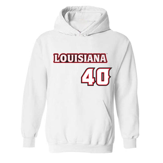 Louisiana - NCAA Baseball : JT Etheridge Hooded Sweatshirt