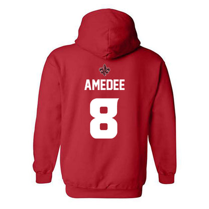 Louisiana - NCAA Baseball : Lee Amedee - Hooded Sweatshirt Sports Shersey