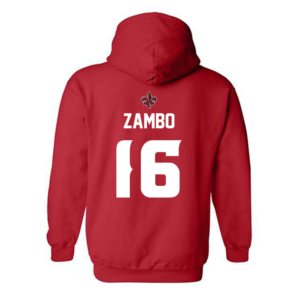 Louisiana - NCAA Baseball : Mason Zambo Hooded Sweatshirt