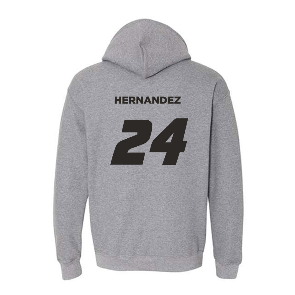 Missouri - NCAA Baseball : Jedier Hernandez - Hooded Sweatshirt Sports Shersey