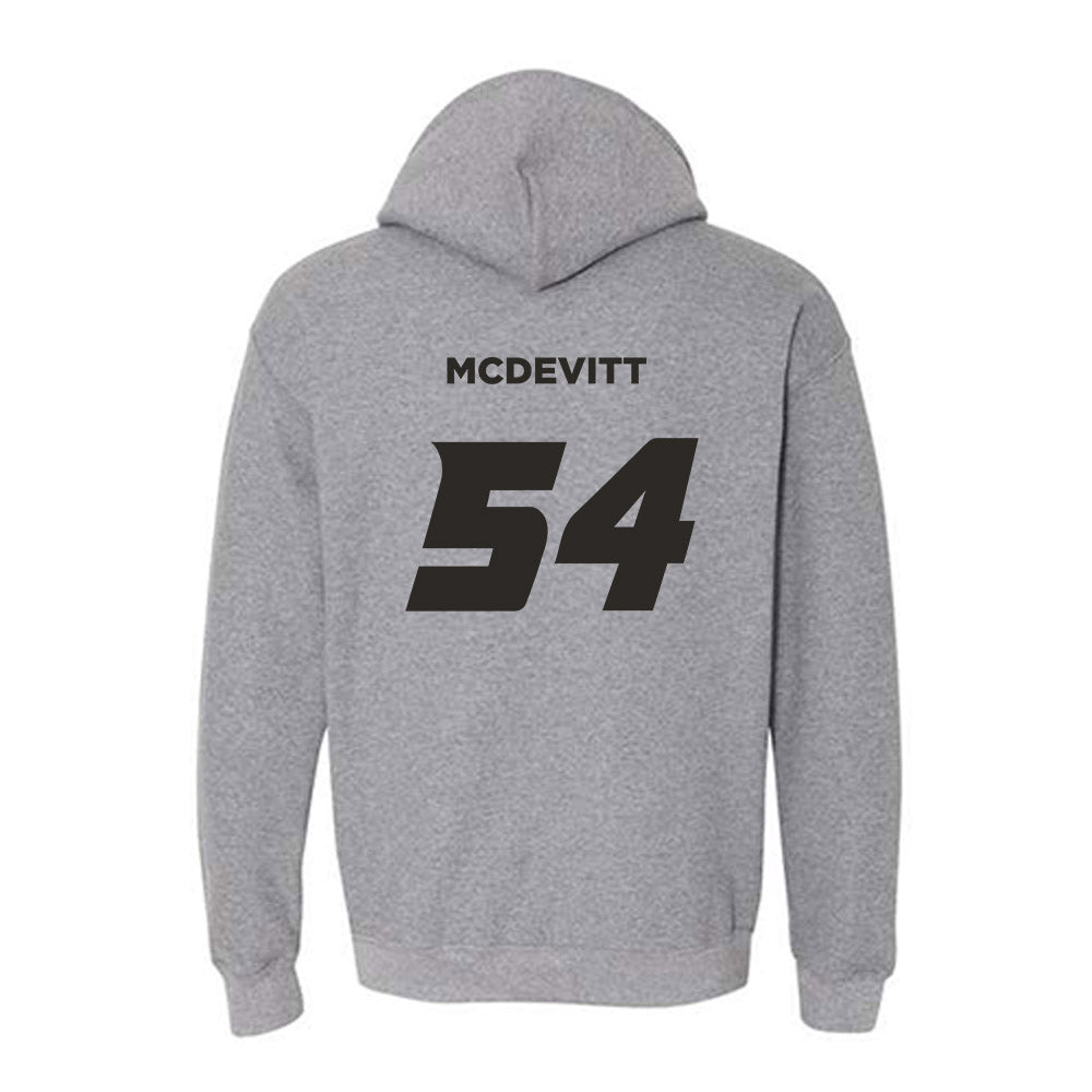 Missouri - NCAA Baseball : Josh McDevitt - Hooded Sweatshirt Sports Shersey