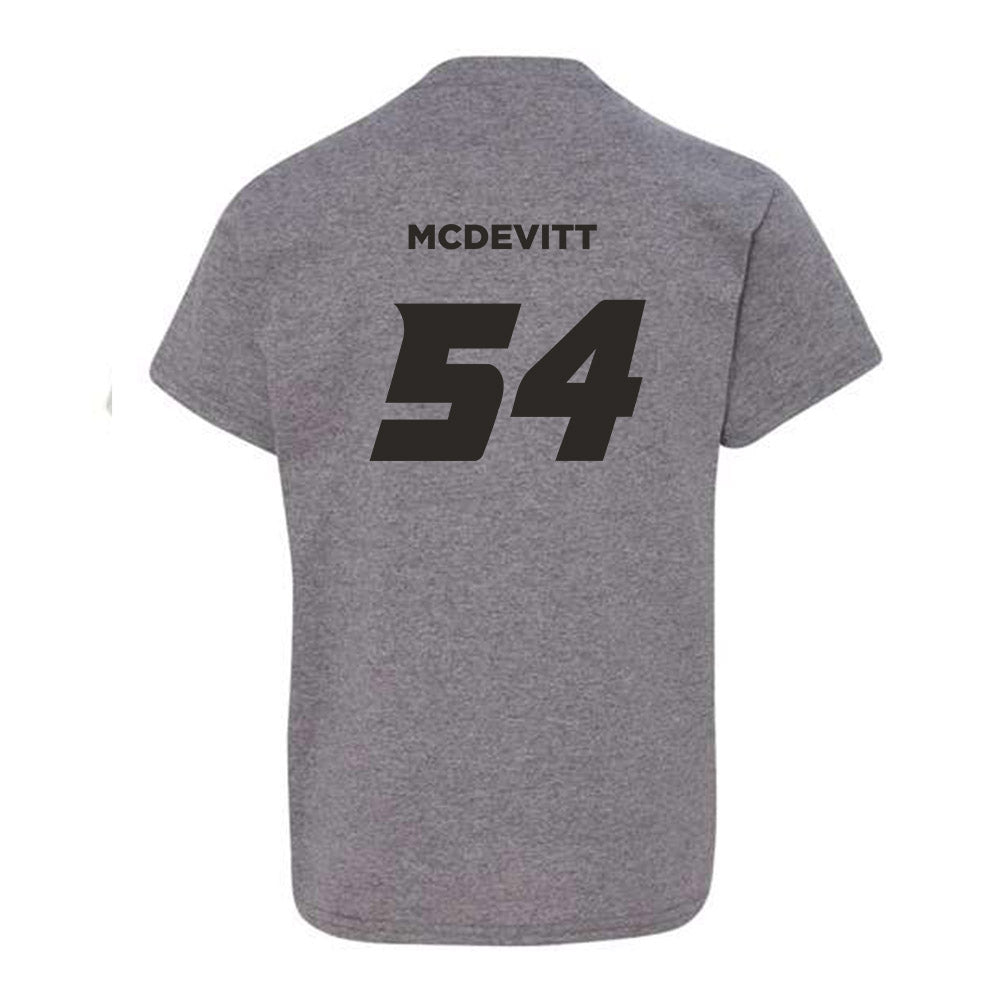 Missouri - NCAA Baseball : Josh McDevitt - Youth T-Shirt Sports Shersey