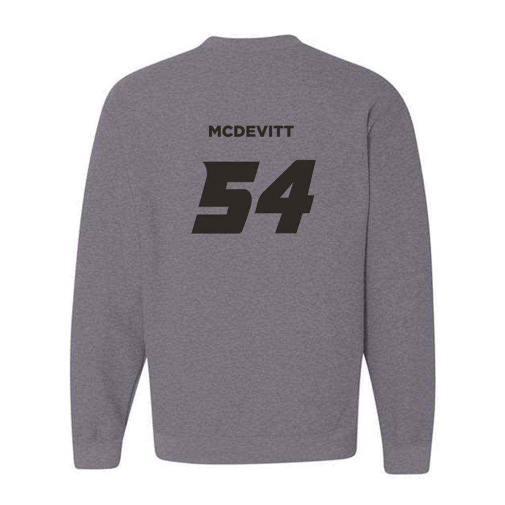 Missouri - NCAA Baseball : Josh McDevitt - Crewneck Sweatshirt Sports Shersey