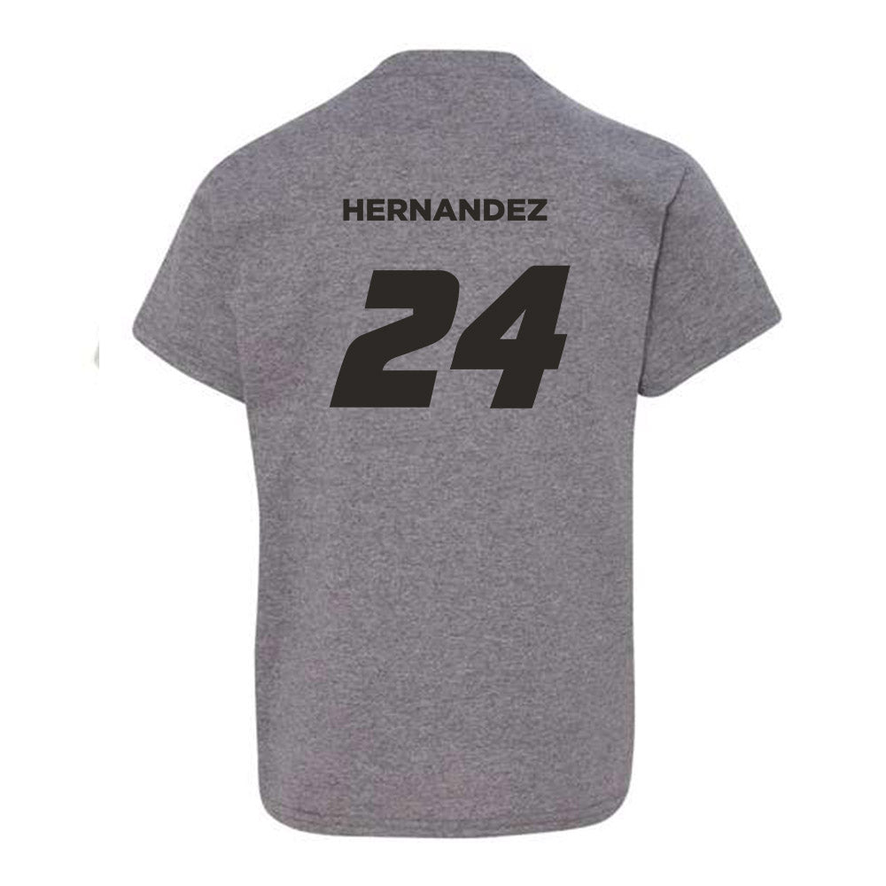 Missouri - NCAA Baseball : Jedier Hernandez - Youth T-Shirt Sports Shersey