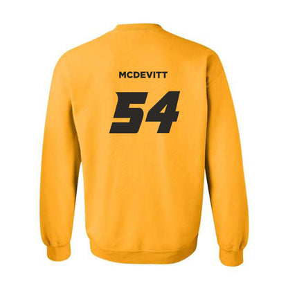 Missouri - NCAA Baseball : Josh McDevitt - Crewneck Sweatshirt Sports Shersey