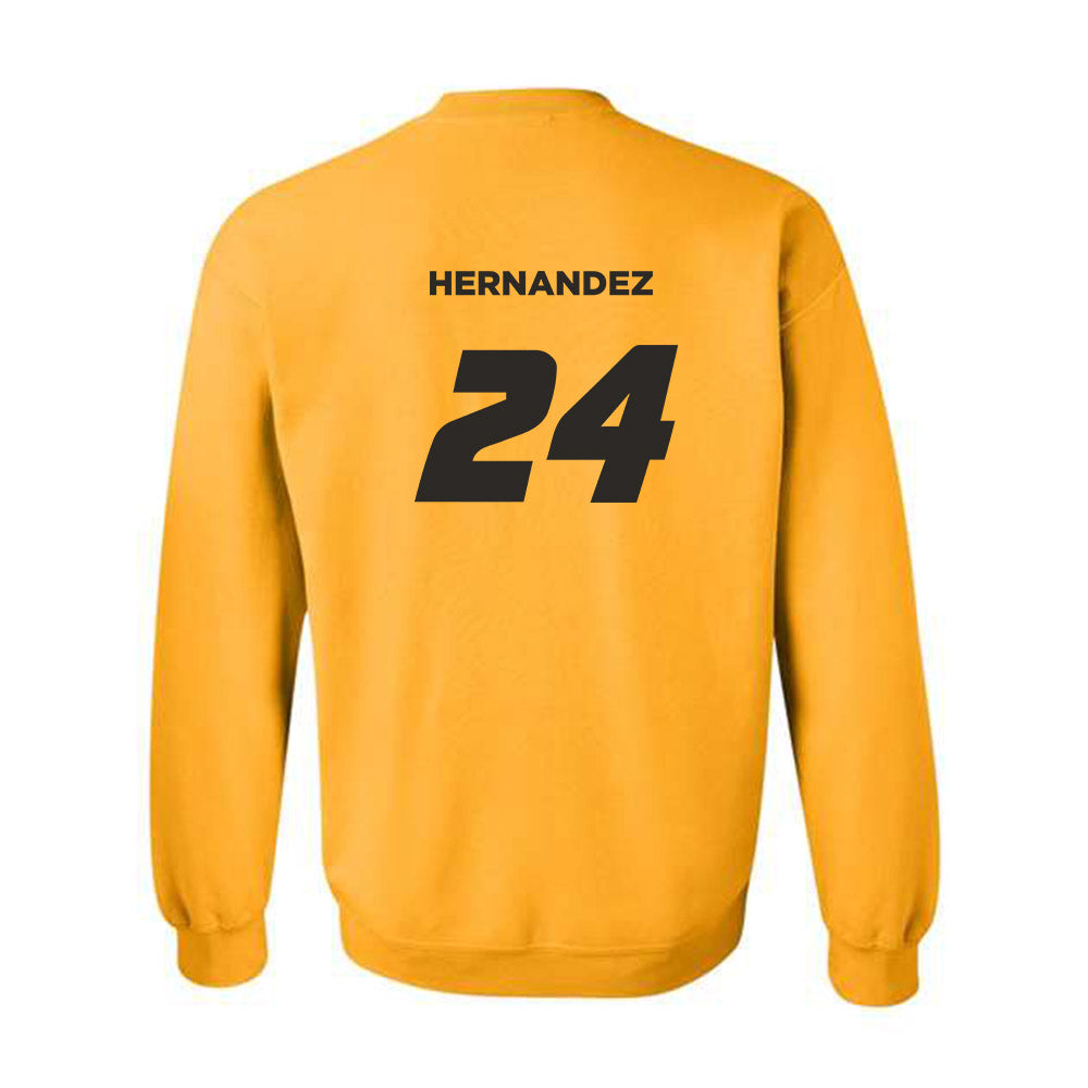 Missouri - NCAA Baseball : Jedier Hernandez - Crewneck Sweatshirt Sports Shersey