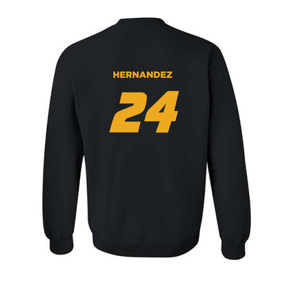 Missouri - NCAA Baseball : Jedier Hernandez - Crewneck Sweatshirt Sports Shersey