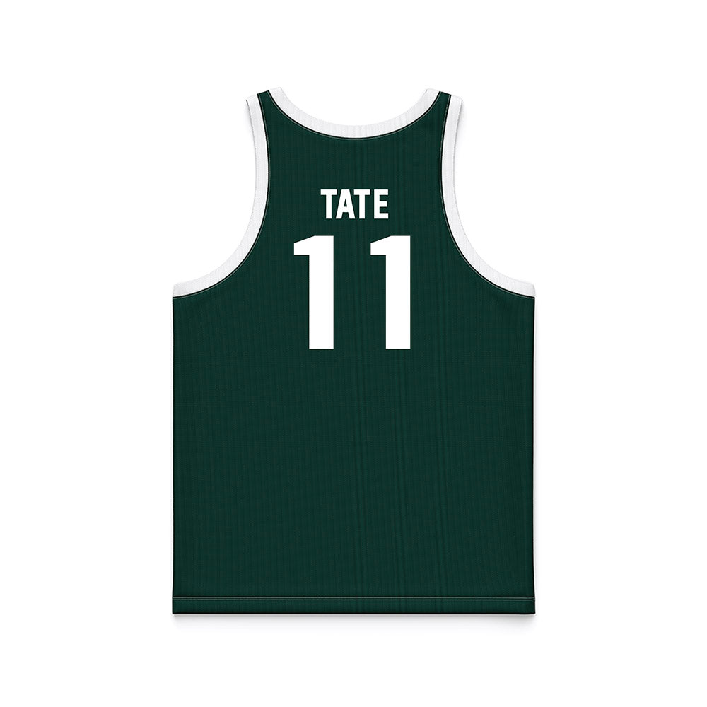 Michigan State - NCAA Women's Basketball : Jocelyn Tate - Green Basketball Jersey