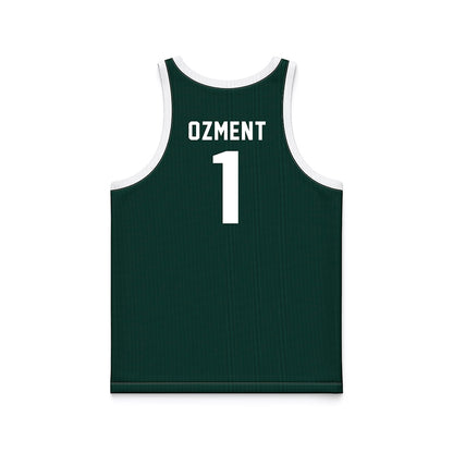 Michigan State - NCAA Women's Basketball : Tory Ozment - Green Basketball Jersey