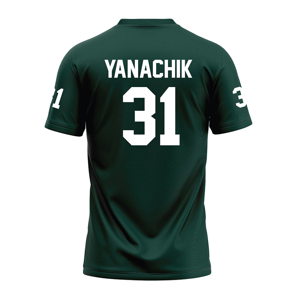 Michigan State - NCAA Football : Jack Yanachik - Green Jersey