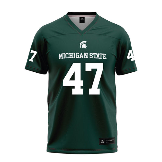 Michigan State - NCAA Football : Jackson Morse - Green Jersey