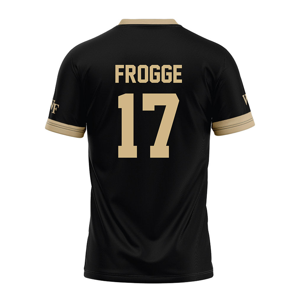 Wake Forest - NCAA Football : Michael Frogge Black Jersey
