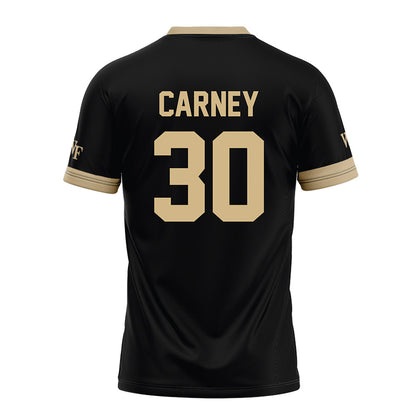 Wake Forest - NCAA Football : Tate Carney Black Jersey