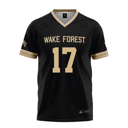 Wake Forest - NCAA Football : Zamari Stevenson Black Jersey
