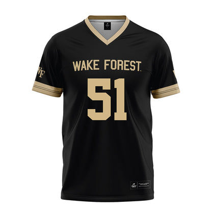 Wake Forest - NCAA Football : Luke White Black Jersey