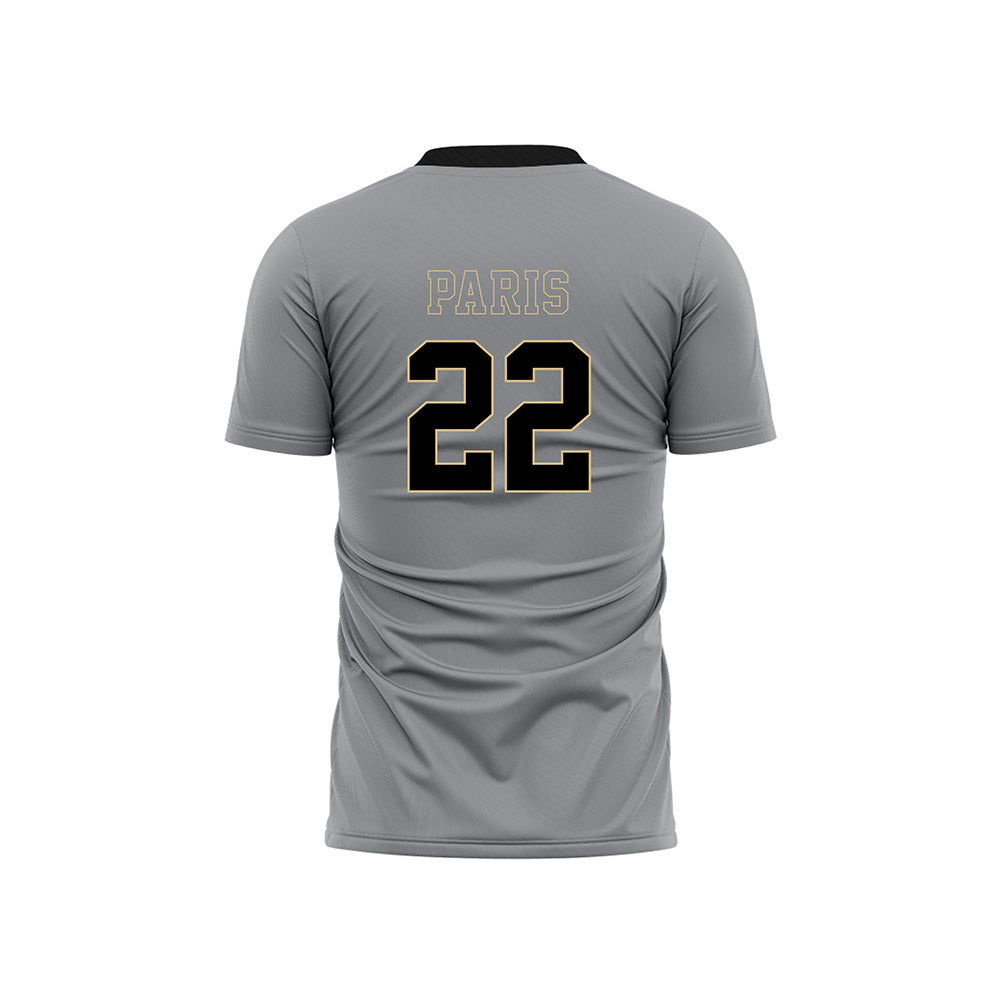 Wake Forest - NCAA Men's Soccer : Sidney Paris Pattern Black Jersey