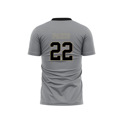 Wake Forest - NCAA Men's Soccer : Sidney Paris Pattern Black Jersey
