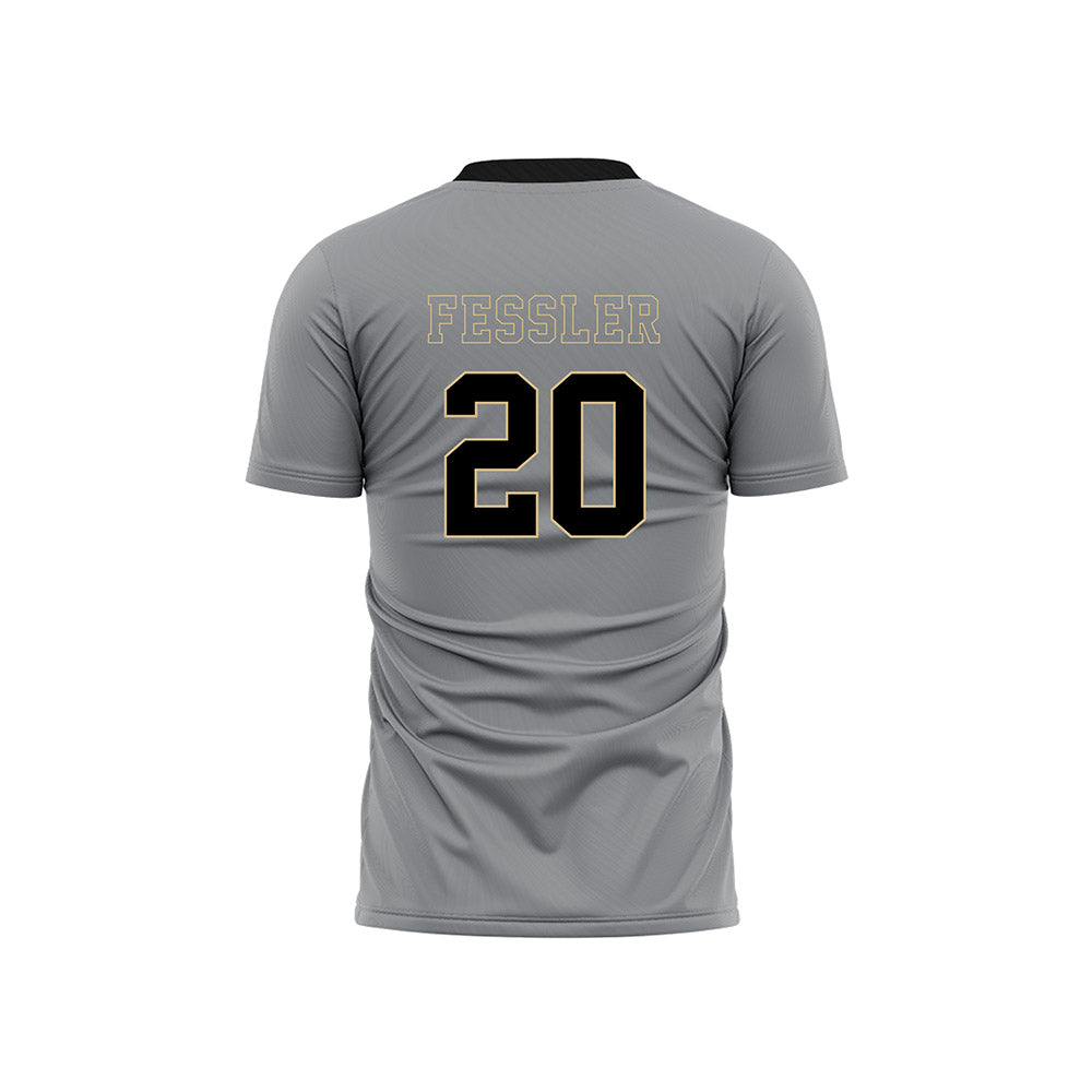Wake Forest - NCAA Men's Soccer : Ryan Fessler Pattern Black Jersey