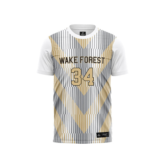 Wake Forest - NCAA Women's Soccer : Laurel Ansbrow Pattern White Jersey