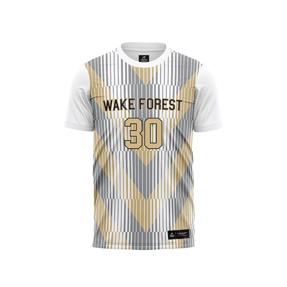 Wake Forest - NCAA Women's Soccer : Anna Swanson Pattern White Jersey
