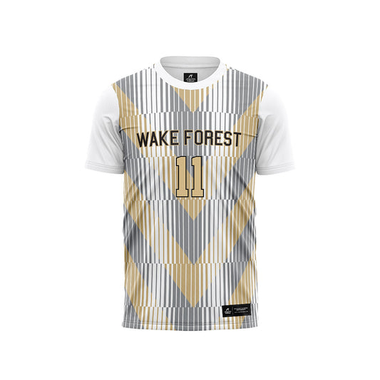 Wake Forest - NCAA Women's Soccer : Olivia Stowell Pattern White Jersey