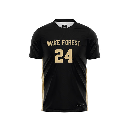 Wake Forest - NCAA Men's Soccer : Jacob Swallen Black Jersey