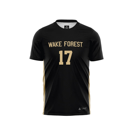 Wake Forest - NCAA Men's Soccer : Camilo Ponce Black Jersey