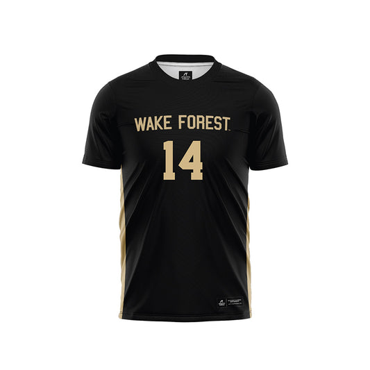 Wake Forest - NCAA Men's Soccer : Jahlane Forbes Black Jersey