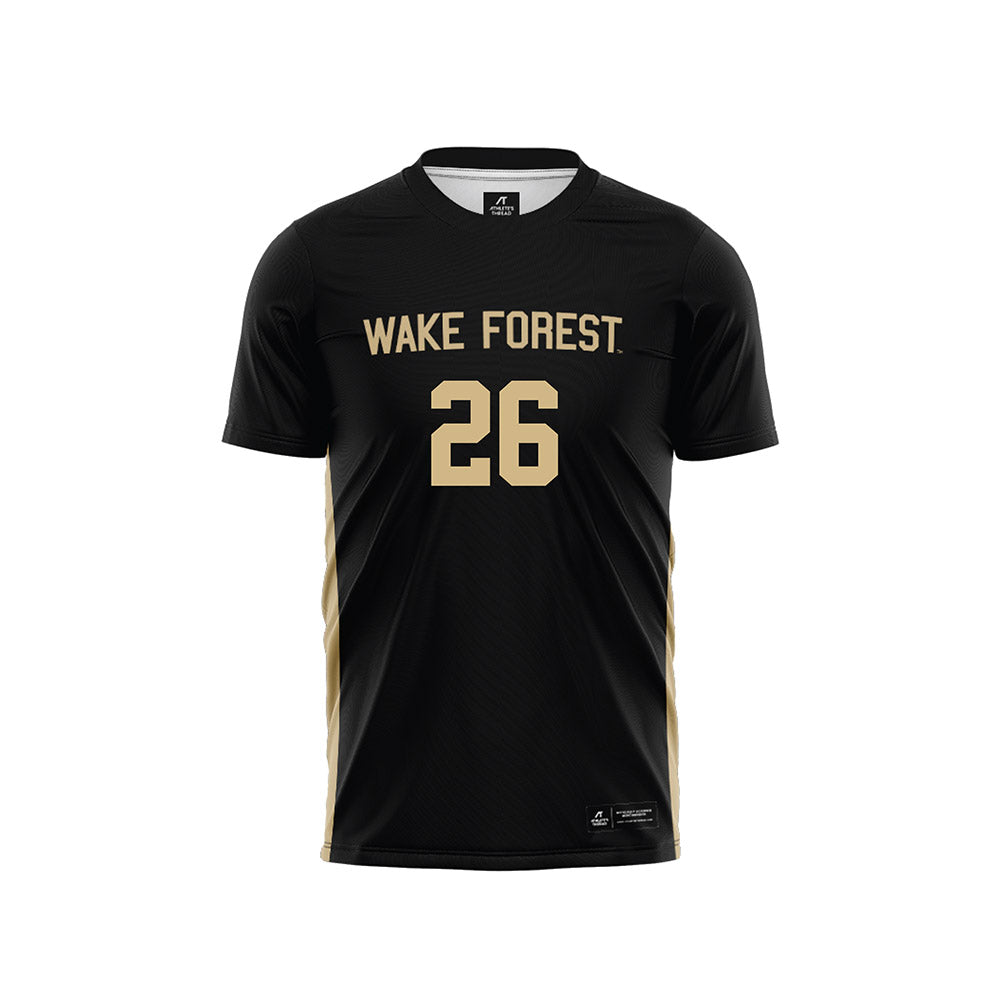 Wake Forest - NCAA Men's Soccer : Colin Thomas Black Jersey