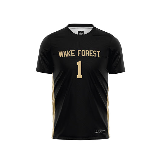 Wake Forest - NCAA Men's Soccer : Trace Alphin Black Jersey