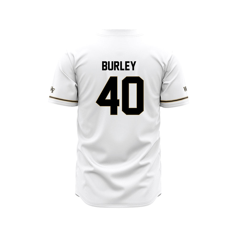 Wake Forest - NCAA Baseball : Jake Burley - Baseball Jersey