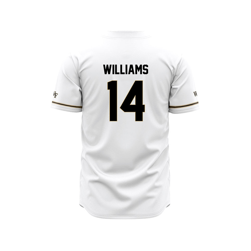 Wake Forest - NCAA Baseball : Javar Williams - Baseball Jersey