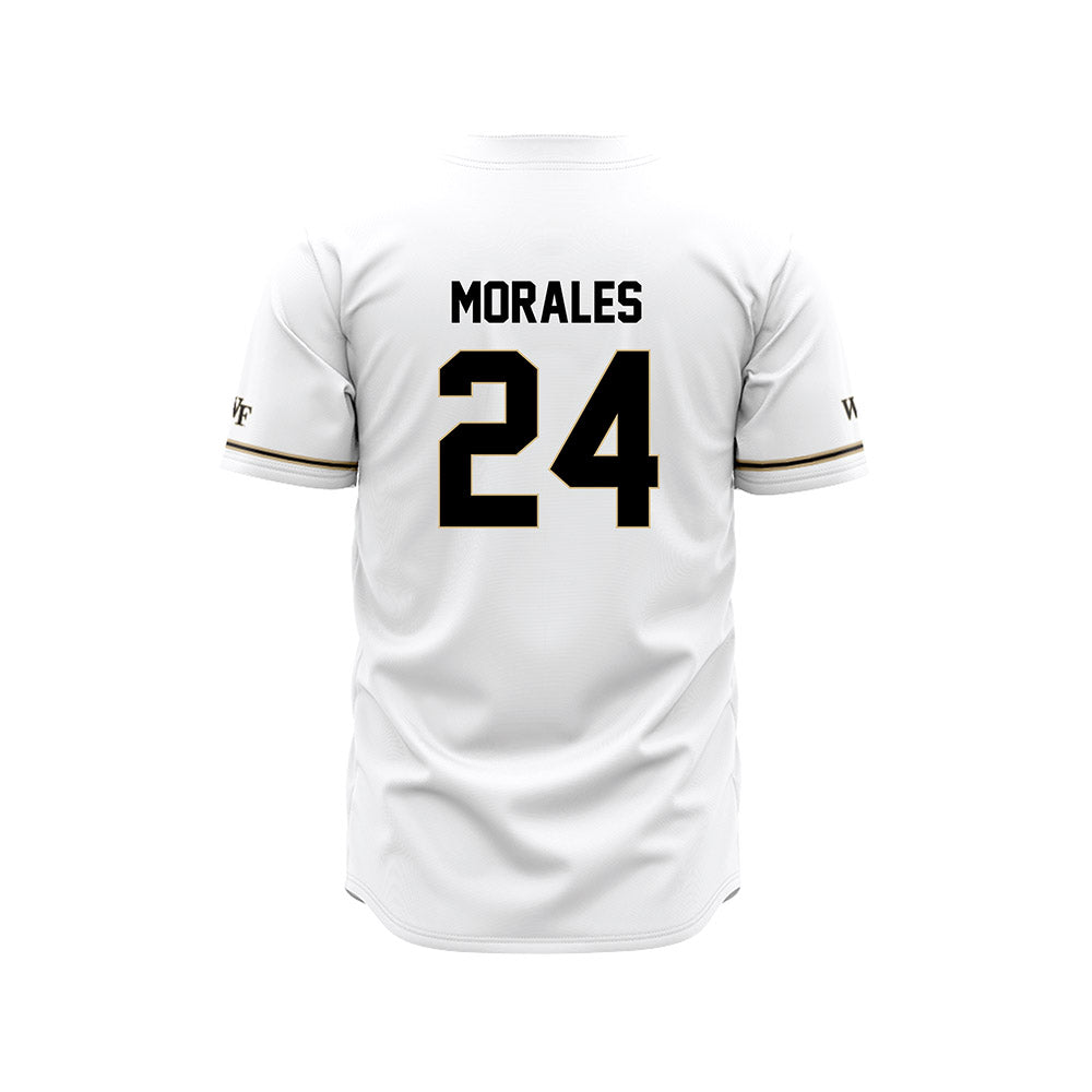 Wake Forest - NCAA Baseball : Antonio Morales - Baseball Jersey
