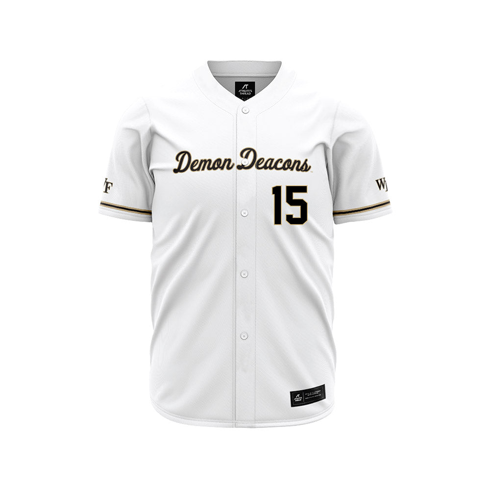 Wake Forest - NCAA Baseball : David Falco - Baseball Jersey