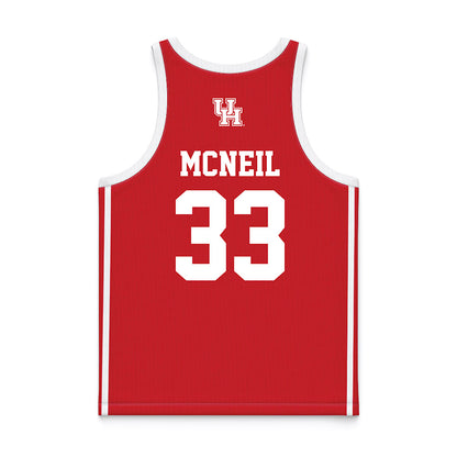 Houston - NCAA Women's Basketball : Logyn McNeil - Basketball Jersey Red