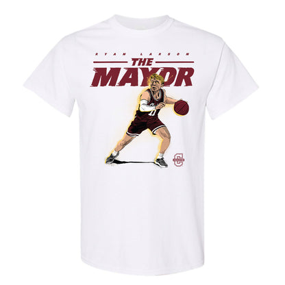 Charleston - NCAA Men's Basketball : Ryan Larson The Mayor T-Shirt