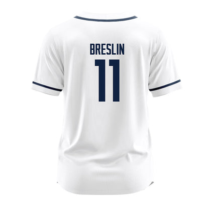UConn - NCAA Softball : Kaitlyn Breslin - Baseball Jersey White