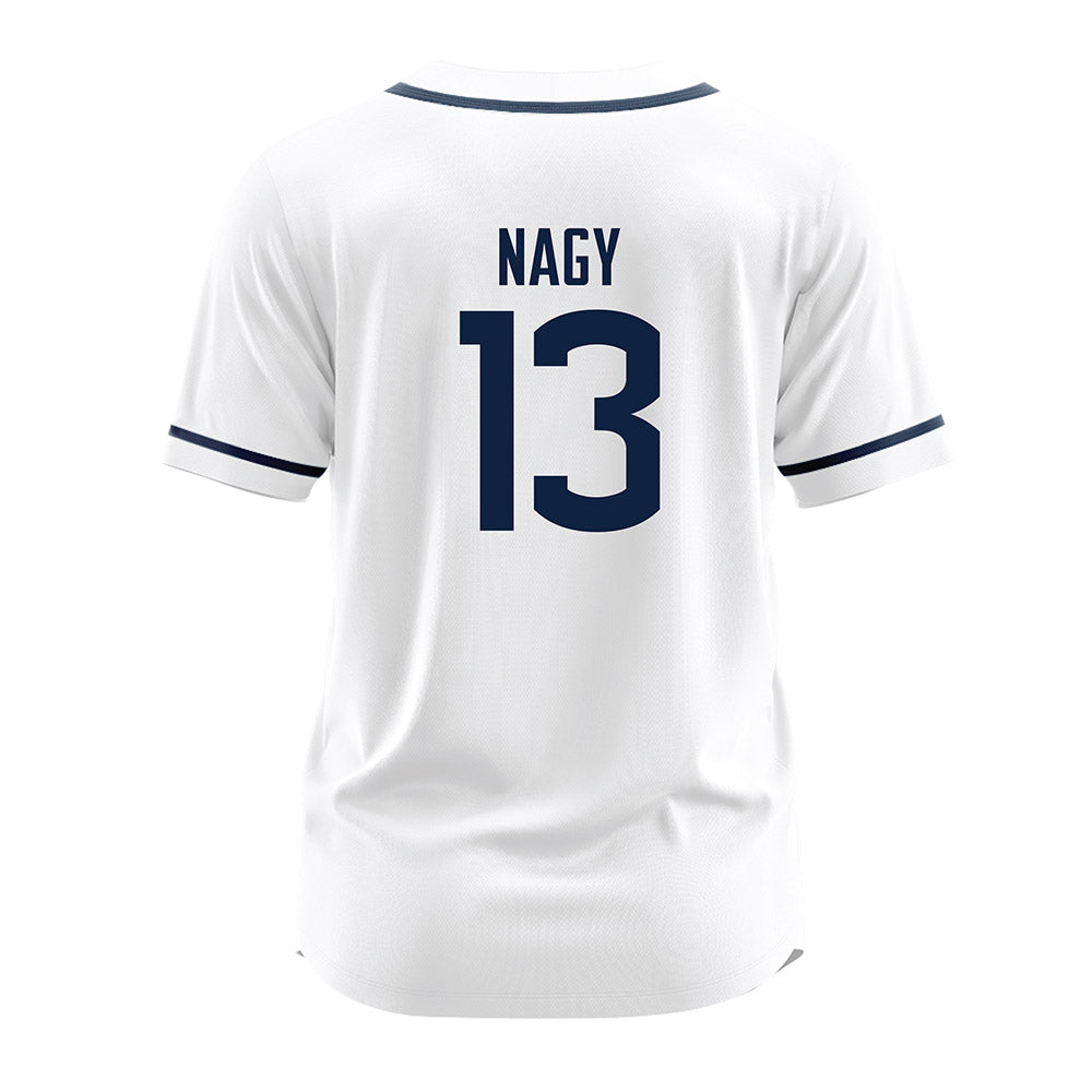 UConn - NCAA Softball : Delaney Nagy - Baseball Jersey White
