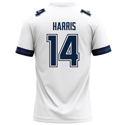 UConn - NCAA Football : Nick Harris - White Jersey
