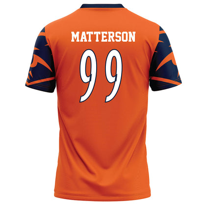 UTSA - NCAA Football : Brandon Matterson - Orange Jersey