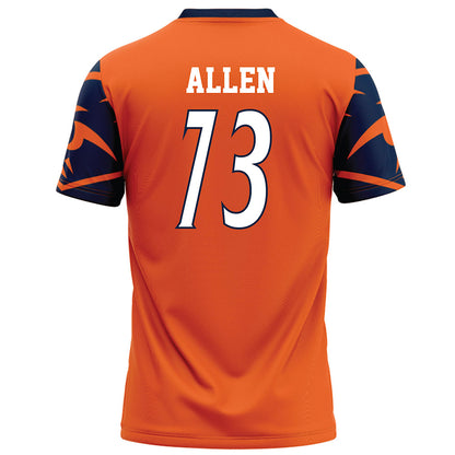 UTSA - NCAA Football : Demetris Allen - Orange Jersey