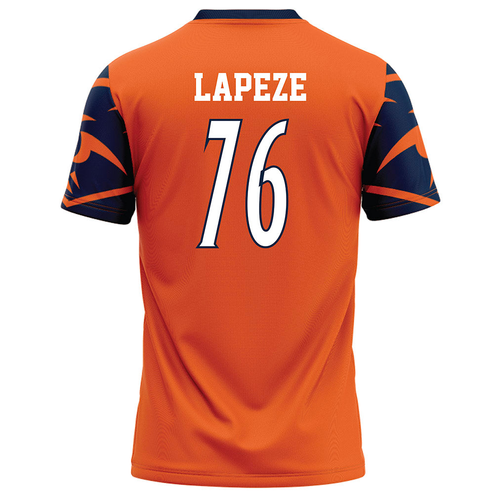 UTSA - NCAA Football : Luke Lapeze - Orange Jersey