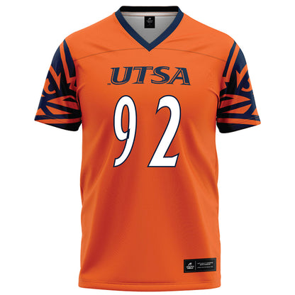 UTSA - NCAA Football : Matthew O'Brien - Orange Jersey