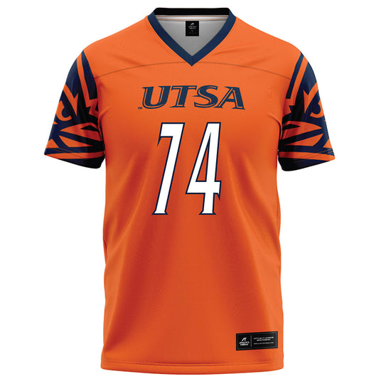 UTSA - NCAA Football : Payne He'Bert - Orange Jersey