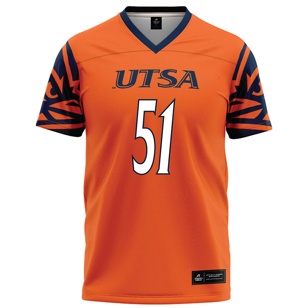 UTSA - NCAA Football : Travon Sylvester - Orange Jersey