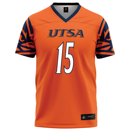 UTSA - NCAA Football : Trumane Bell II - Orange Jersey