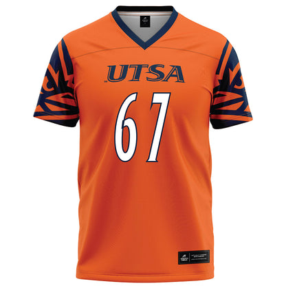 UTSA - NCAA Football : Walker Baty - Orange Jersey