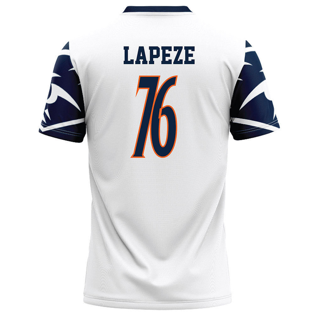 UTSA - NCAA Football : Luke Lapeze - White Jersey