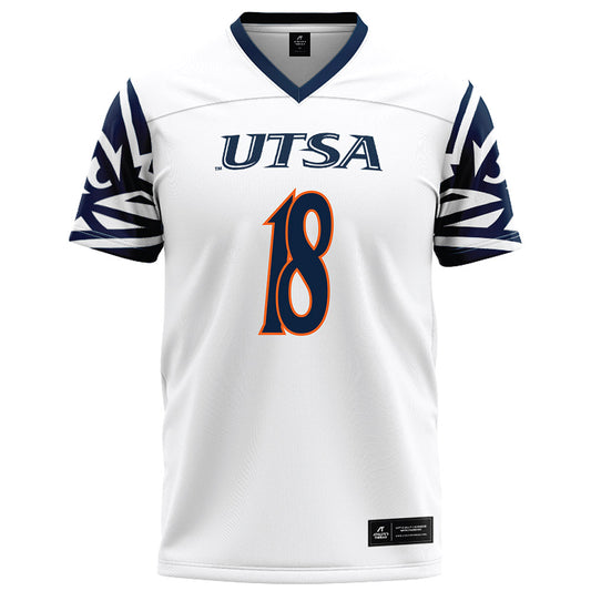 UTSA - NCAA Football : David Amador - White Jersey